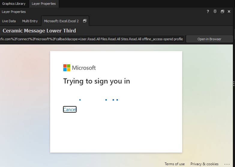 Microsoft sign-in
