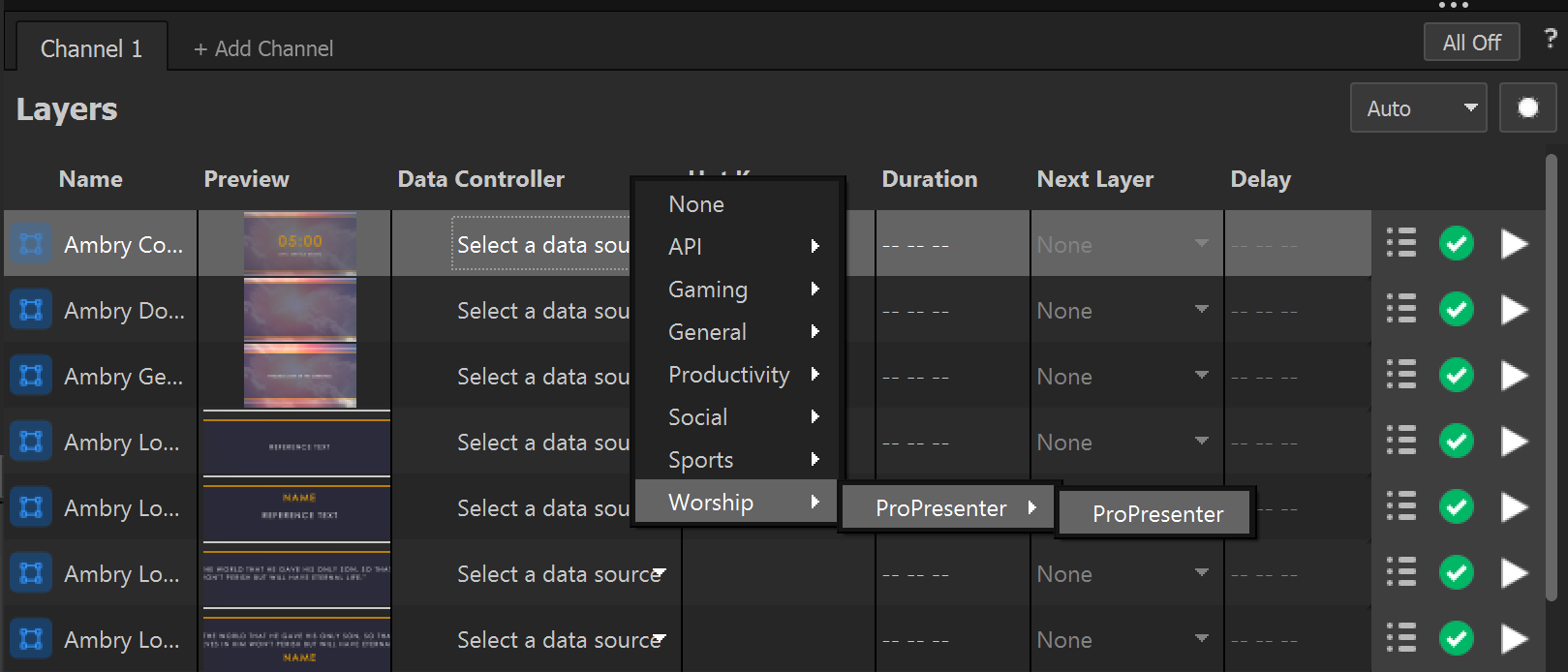 Connect Data Controller