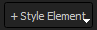 + Style Element tool button popup