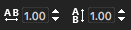 Kerning fields