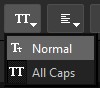 The Caps menu