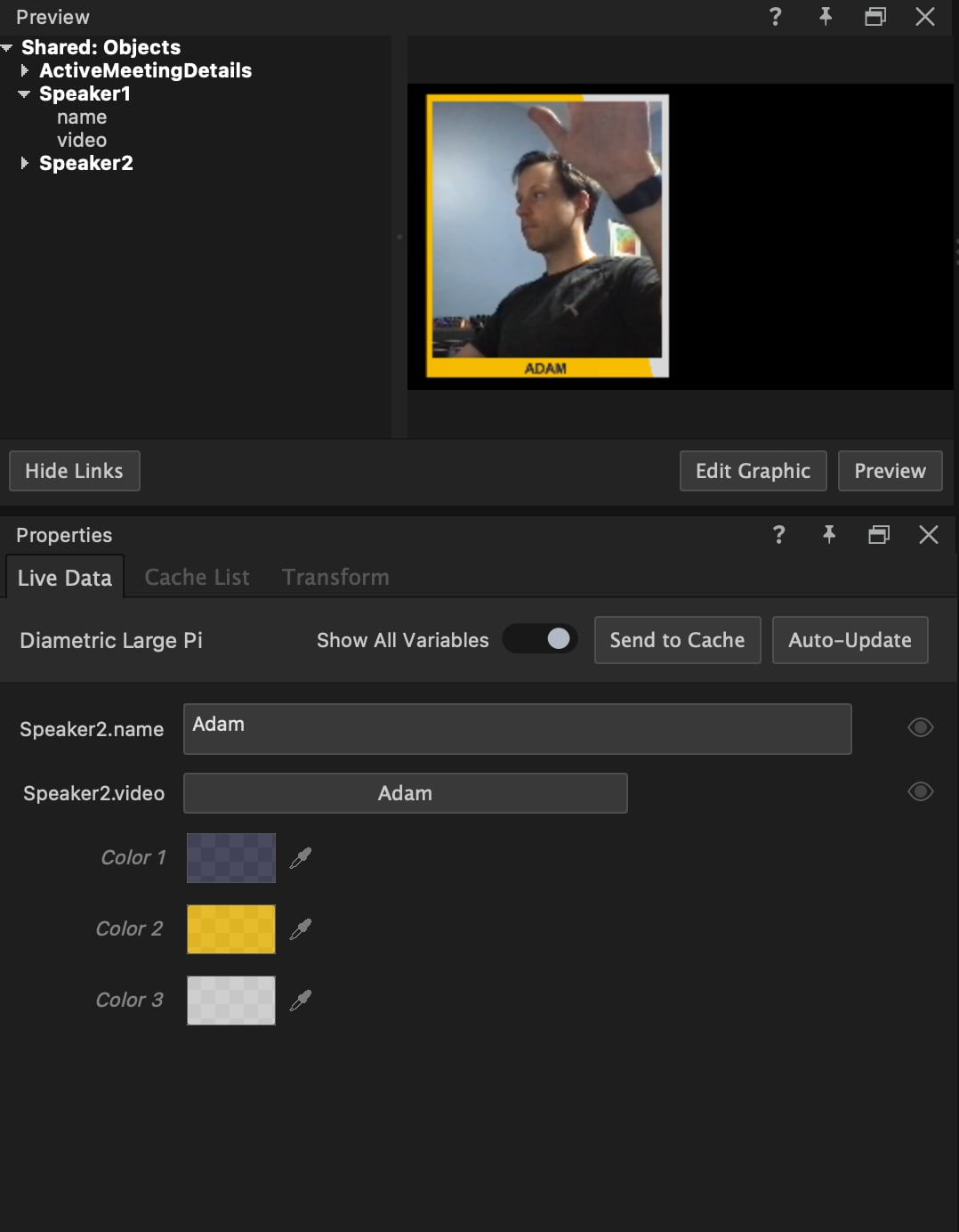 Link variables