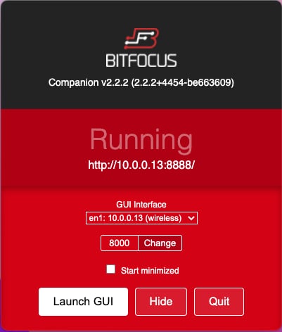 GUI Interface