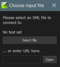 Legacy JSON file or URL dialog